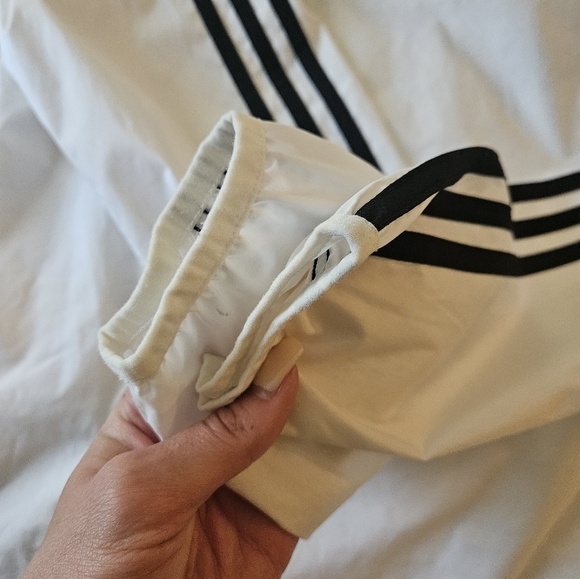 Adidas Women's Alphaskin Trio Windbreaker Black and White Small - Picture 8 of 8